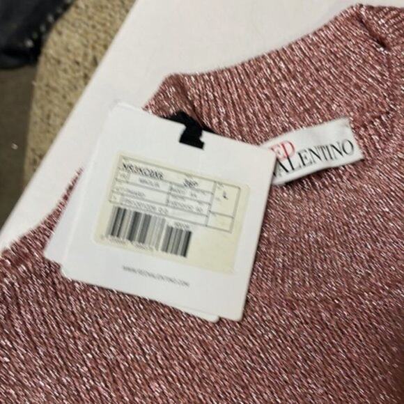 Red Valentino cropped Turtleneck sweater salmon Pink L - Picture 3 of 6